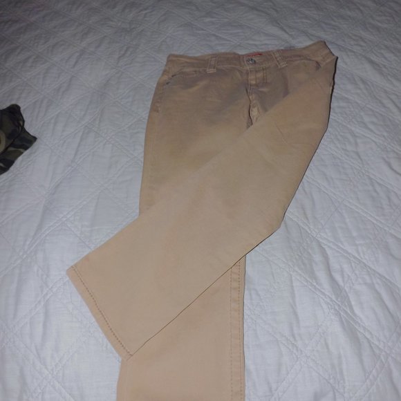UNION BAY CROP JEANS SIZE 5 TAUPE BEIGE - Picture 5 of 6
